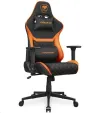 COUGAR herní židle ARMOR ONE V2 F (Tkaná látka) - černá oranžová