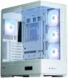 Zalman case P50 DS Middle Tower 4x120mm ARGB fan 2x USB 3.0 USB-C panoramic white thumbnail (1 of 2)