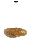IMMAX BOHO HILO design pendellampe D60cm E27 bambus
