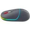 CANYON optical wireless mouse MW-22 RGB 800 1200 1600 dpi 4 keys BT+2.4GHz battery 650mAh dark grey thumbnail (2 of 10)