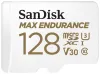 SanDisk MAX ENDURANCE microSDXC 128GB C10 U3 V30 60 000 timmar + SD-adapter