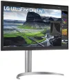 LG monitor 27UQ850V-W IPS 4K 3840x2160 5ms 2000:1 400cd HDMI DP USB-C speaker pivot height adjustable. White thumbnail (2 of 8)