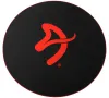 AROZZI Zona Floorpad Red ochranná podložka na podlahu kulatá 121 cm průměr černá s červeným logem