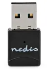 Dongle Wi-Fi NEDIS AC600 2,4 5 GHz (double bande) USB 2.0 Vitesse totale 600 Mbps Version du système d'exploitation : Windows 8 10 11 Noir thumbnail (2 of 4)