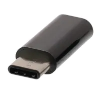 NEDIS USB 2.0 адаптер Type-C щепсел - Micro B гнездо черен NEDIS USB 2.0 адаптер Type-C щепсел - Micro B гнездо черен (1 of 3)