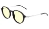 GUNNAR irodai játékszemüveg LOOP ONYX MERCURY * borostyánsárga lencsék * BLF 65 * GUNNAR fókusz