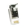 Konektor STP RJ45 Cat6 s lisovací sponou