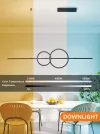 IMMAX NEO LITE RONDAS SMART Lámpara Colgante negro 131cm 56W con BALIZA soporte Wi-Fi TUYA thumbnail (9 of 10)