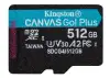 Κάρτα μνήμης Kingston 512GB SDXC Canvas Go Plus Gen4 C10 UHS-I U3 Κάρτα μνήμης Kingston 512GB SDXC Canvas Go Plus Gen4 C10 UHS-I U3