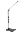 IMMAX LED table lamp Heron 2 Qi charging 85W 504lm DC 12V 2.5A dimmable folding arm silver thumbnail (2 of 5)