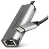 AXAGON adaptér USB-C na 25 GLAN(RJ-45) ADE-25RC USB 3.2 Gen1 15cm