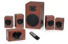 Altoparlante GENIUS SW-HF 5 1 4600 Ver II 5 1 120W Legno Telecomando