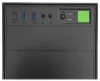 EUROCASE MidT ML N6-500B zonder bron 2x USB 3.0 USB-C zwart