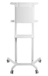 Supporto da pavimento mobile per schermo piatto Neomounts NS-M1250WHITE (altezza: 160 cm) Bianco thumbnail (2 of 4)