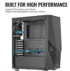 Aerocool Zauron Mid Tower ümbris ilma ATX toiteallikata 2xUSB 2.0 2xUSB 3.0 must RGB thumbnail (4 of 4)