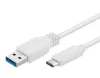 PremiumCord Cable USB 3.1 Type C vīrs - USB 3.0 A vīrs 2m balts