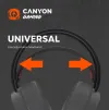CANYON Gaming peakomplekt Interceptor GH-8A LED PC PS4 Xbox one Deep bassi kaabel 2m USB+2x35F TRS pesa + jaotur thumbnail (10 of 13)