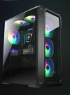 COUGAR PC-behuizing ARCHON 2 RGB Zwart Mid Tower TG Frontpaneel 3 x ARGB-ventilatoren 3 mm TG Linkerpaneel thumbnail (15 of 17)