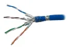 PLANET cable SFTP wire Cat 6A 4p 500MHz LS0H shielded each pair Planet Elite blue Dca package 500m