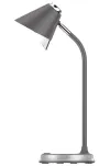 IMMAX LED table lamp FINCH Qi charging 9W 12V 2A dimmable gray + silver elements thumbnail (4 of 7)