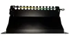 XtendLan Patch panel 10" 1U 12 ports CAT6 shielded LSA horizontal placement of connectors ground black color thumbnail (3 of 4)