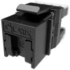 Solarix keystone c6 UTP RJ45 černý pro kleště SXKJ-NA-BU SXKJ-6-UTP-BK-NA