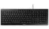 CHERRY Keyboard STREAM Kabel USB schwaarz CZ + SK Layout thumbnail (1 of 1)