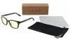 GUNNAR kontorimänguprillid MUIR EBONY * merevaigukollased läätsed * BLF 65 * GUNNAR fookus thumbnail (5 of 5)