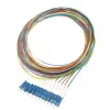 LWL-Pigtail LC, 9/125, 0,9 mm, 1 m, LS0H, ZWP, Set mit 12 verschiedenfarbigen Pigtails, G.652d