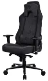 AROZZI herní židle VERNAZZA Soft Fabric Pure Black povrch Elastron černá