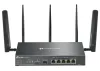 TP-Link ER706W-4G Omada VPN Router 1x Nano SIM reža (4G+ Cat6) WiFi 6 2402 Mbps 5GHz + 574 Mbps 2.4GHz 1x SFP GWAN