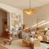 IMMAX BOHO HILO design pendellampe D60cm E27 bambus thumbnail (5 of 7)