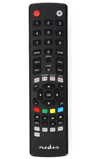Télécommande universelle préprogrammée NEDIS 4:1 pour contrôler 4 appareils, noire Télécommande universelle préprogrammée NEDIS 4:1 pour contrôler 4 appareils, noire (1 of 1)