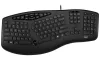 Adesso AKB-160UB drátová klávesnice multimedia ergonomická scroll kolečko USB černá US layout