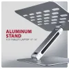 AXAGON alumiiniumist LQ sülearvutialus suurustele 10" 16" STND-LQ Reguleeritava kõrguse ja nurgaga thumbnail (2 of 8)
