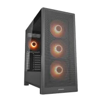 Gabinete COUGAR PC MX230 Preto RGB Mid Tower com Painel Frontal em Mesh, 4 Ventoinhas ARGB de 120mm e Painel Esquerdo em Vidro Revestido (1 of 18)