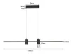 IMMAX NEO LITE ESTRELAS SMART hanging lamp black with BEACON Wi-Fi TUYA support thumbnail (10 of 10)