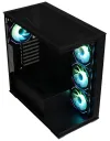 BitFenix ​​​​behuizing CETO Cube 4x 120mm ARGB-ventilator 2x USB 3.0 USB-C gehard glas zwart thumbnail (2 of 12)
