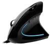Adesso iMouse E1 Wired Mouse Vertical Ergonomic Optical Backlit 1000-1600 DPI USB Black thumbnail (1 of 7)