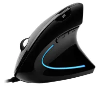 Adesso iMouse E1 Wired Mouse Vertical Ergonomic Optical Backlit 1000-1600 DPI USB Black Adesso iMouse E1 Wired Mouse Vertical Ergonomic Optical Backlit 1000-1600 DPI USB Black (1 of 7)