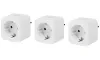NEDIS Wi-Fi Smart Socket Power Meter 16A Type F Android iOS Nedis® SmartLife Set of 3 White
