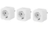 Méadar Cumhachta Soicéad Cliste Wi-Fi NEDIS 16A Cineál F Android iOS Nedis® SmartLife Set of 3 White