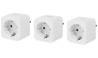 NEDIS Wi-Fi Smart Socket Power Meter 16A Type F Android iOS Nedis® SmartLife Set of 3 White (1 of 5)