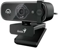 GENIUS FaceCam OPEN 5M Full HD Windows Hello автофокус вращение на 360° наклон на 60° USB-C USB UVC микрофон черный (1 of 5)