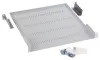 Triton Polica s perforacijo 1U 450mm največja nosilnost 40kg siva