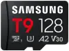 SAMSUNG T9 microSDXC 128GB CL10 UHS-I U3 A2 V30 atminties kortelė