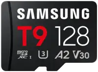 SAMSUNG T9 microSDXC 128GB CL10 UHS-I U3 A2 V30 SAMSUNG T9 microSDXC 128GB CL10 UHS-I U3 A2 V30 (1 of 3)