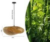 IMMAX BOHO HILO design pendellampe D60cm E27 bambus thumbnail (3 of 7)