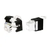 Υποδοχή XtendLan Keystone RJ45 CAT6 UTP snap-on λευκό-μαύρο thumbnail (1 of 1)