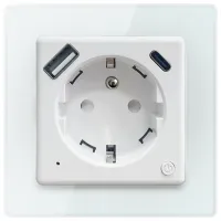 IMMAX NEO SMART smart indoor socket Nexa with pin (type E) 16A 1x USB 1x USB-C PD 20W Wi-Fi LIDL TUYA IMMAX NEO SMART smart indoor socket Nexa with pin (type E) 16A 1x USB 1x USB-C PD 20W Wi-Fi LIDL TUYA (1 of 4)